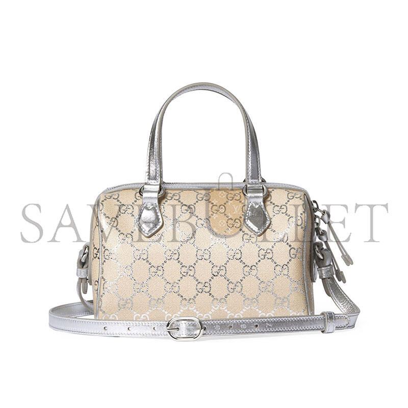 GUCCI GG EMBLEM SMALL BOSTON BAG 848889 (20.5*14*11.5cm)